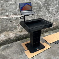 Kkmark Disc jockey Control Tower W Laptop Stand Tool Dj Control Tower DJ Booth Stand Table for Denon PRIME 4 Control