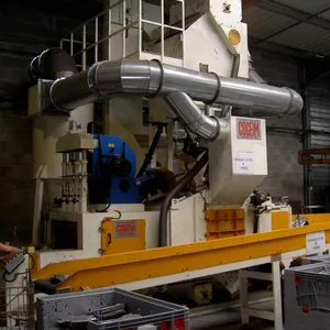 Ceinture en acier de maille de grue automatique de fil par la machine de grenaillage pour le nettoyage de précision