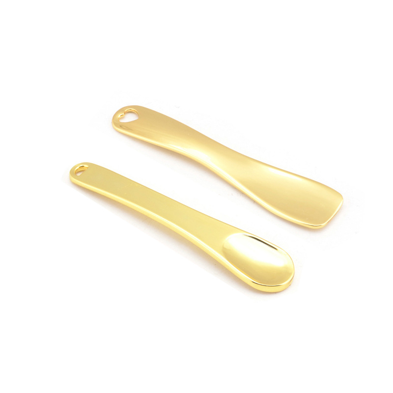 В Горошек Оптовая Продажа крем для лица макияж ложка красота крем для копания ложка металлическая косметической упаковки небольшой скребок ложка