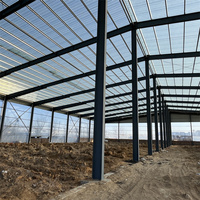 Línea de Ensamblaje Multiestación de Tamaño Personalizado, Estructura de Acero Prefabricada, Taller, Edificio, Fábrica de Producción
