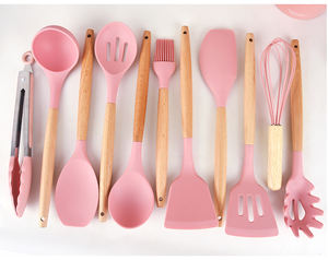 Juego de Utensilios de Cocina de Silicona de Grado Alimenticio, 12 Piezas, Antiadherentes, en Caja, Ecológicos, Resistentes al Calor, Libres de BPA - Product Image 1