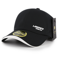 Gorra de béisbol deportiva informal Lackpard de 6 paneles con hebilla ajustable, tela de sarga estampada de TPU, 100% poliéster, cuatro colores.