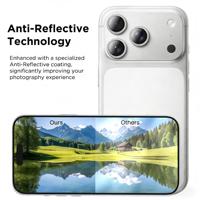 Protection d'objectif arrière colorée à paillettes effet diamant pour iPhone 16 15 Pro Max 14, avec anneau métallique, protection d'écran de qualité AAA dureté 9H