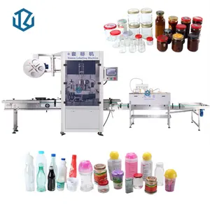 Factory L Bar L Type Sleeve shrinking Labeling packing machine for PP/PVC/PET bottles /jars/cases/cellophane/Cell etc