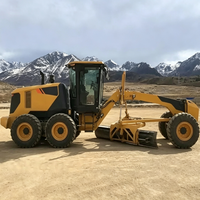 Niveleuse à moteur 4180D, 140 kW, transmission à changement de vitesse, cabine ROPS FOPS, climatisation, pour travaux de nivellement au sol dans les aéroports et sur les sites miniers