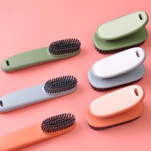 <b>Shoe</b> Brush <b>Soft</b> Nylon Bristles Silicone Handle Multi Functional Cleaning Tool For Daily Use - Product Image 4