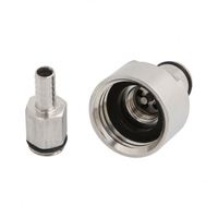 Raccord de carbonatation en acier inoxydable pour remplissage de bouteilles à contre-pression, type ball lock 5/16" pour CO2 et soda