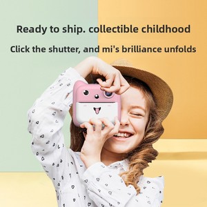 Phomemo Kids Instant <b>Print</b> <b>Camera</b> 2.0 Inch Screen Full HD CMOS Kids <b>Camera</b> with AI Beautification Pink Blue Models - Product Image 2