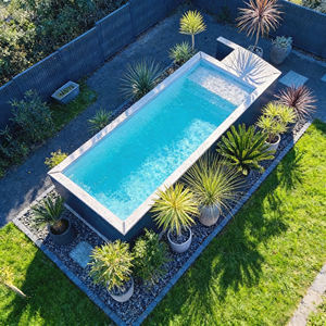 Piscine conteneur, sauna, spa de natation extérieur, jacuzzi, piscine hors sol en fibre de verre - Product Image 4