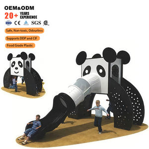 สนามเด็กเล่นขนาดใหญ่ของเล่นกลางแจ้งแพนด้าจีนสินค้าสนามเด็กเล่นสั่งทำเชิงพาณิชย์พลาสติกไม้สำหรับเด็กสวน - Product Image 3