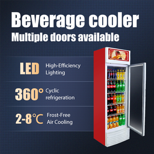 Frigoriferi per Bevande Energetiche Personalizzati Refrigeratori Commerciali Frigo Trasparente Vetrine Refrigerate per Vino e Bibite - Product Image 3