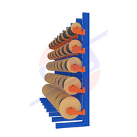 Supports de bobine de câble sans boulon en métal épaissi réglable Support de stockage de fil en porte-à-faux d'utilisation d'entrepôt spécial