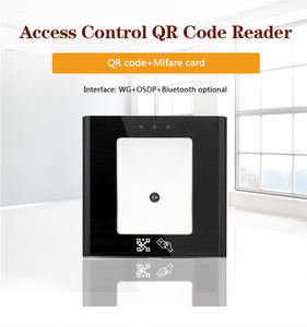Lector RFID OSDP Proximity125khz + 13,56 Mhz Lector RFID Wiegand Escáner de código de barras Lector de código QR integrado inteligente Control de acceso - Product Image 3