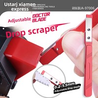YouSuda 97006 Kit de pièces de modélisme en aluminium : Couteau de découpe, Gabarit d'écartement à distance égale et Échelle à réglage rapide