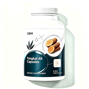 Cápsulas de Tongkat Ali de Marca Privada OEM, Favorecen la Energía y la Vitalidad, el Rendimiento Físico, el Control del Estrés y el Bienestar Masculino - Product Image 1