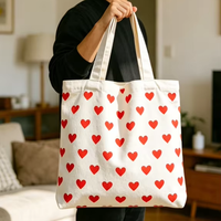 L'usine source vend des sacs à main en toile personnalisables, portables et écologiques, fabriqués par elle-même, pour le shopping.
