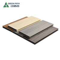 Planches de terrasse en bois composite solide co-extrudé, anti-UV, imperméables, pour extérieur