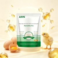 NanoVita Pro Nanomikroemulsi Bubuk Minyak Hati Ikan Vitamin A D E Aditif Pakan Meningkatkan Kualitas Cangkang Telur Meningkatkan Imunitas Unggas