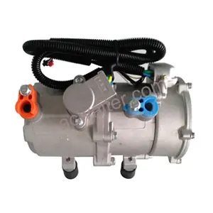 China fornecedor 12v elétrico compressor r134a auto-fechamento horizontal rolagem compressor