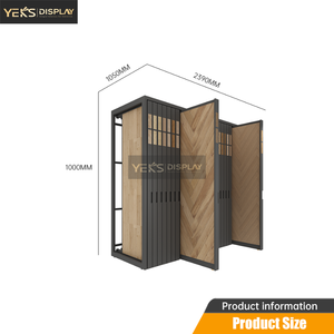 Présentoirs coulissants robustes YEK pour parquet flottant avec plateaux à glissière fluide pour magasins de revêtements de sol et showrooms - Product Image 5