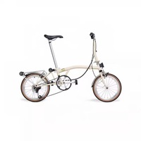 Vélo pliant en tissu Beky Youth SE, vélo de banlieue à 6 vitesses de 16 pouces, même design que Brompton