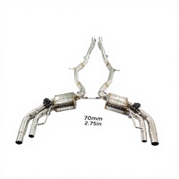 Accessoires automobiles ING : Échappement Catback pour Mercedes Benz S500 Coupé C217 avec silencieux à valve – Pièces de tuyauterie automobile de haute qualité