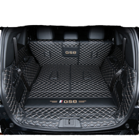 Tapis de coffre de luxe classiques en cuir PVC antidérapants pour Volkswagen/Mercedes-Benz