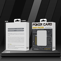 Jouets cadeaux EN71 EDC en alliage de zinc, avec mécanisme coulissant, thème Halloween, carte de poker haptique, pour la décompression et l'illusion optique