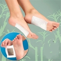 Lijitang pieds soins du corps gingembre absinthe Detox patchs nettoyage en profondeur pied autocollant Anti-gonflement désintoxication mince pieds Pad