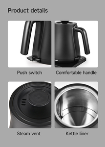 Portable 1.0L Cordless Electric <strong>Kettle</strong> 316 Stainless Steel <strong>Battery</strong> Automatic Shut-Off Household Car Hotel Use Colorful Design - Product Image 2