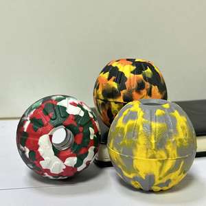 Kamuflaj Desenli Çevre Dostu Dayanıklı EVA Evcil Hayvan Topu Çiğneme Oyuncağı Sağlam Tasarım Köpek Eğitim Oyuncağı Küçük Hayvanlar İçin İç/Dış Mekan Kullanımı - Product Image 3