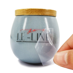 Nhãn Dán Chuyển Nhượng Sản Phẩm Nhỏ UV 3D Bằng Kính Mỏng Chống Thấm Nước Tùy Chỉnh Nhãn Dán Phim Dán Hoa Giấy Cho Hộp Quà Tặng - Product Image 4