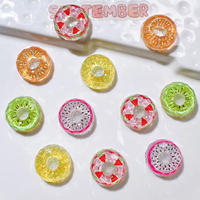 Accessoires en résine ornements de cheveux breloques dos plat breloques en résine pour Slime étui mobile porte-clés bricolage artisanat décoration