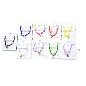 Pulsera Infantil de Acero Inoxidable con Nudo de Siete Estrellas, Hecha a Mano, 12 Piezas, Ref45189-1 - Product Image 2