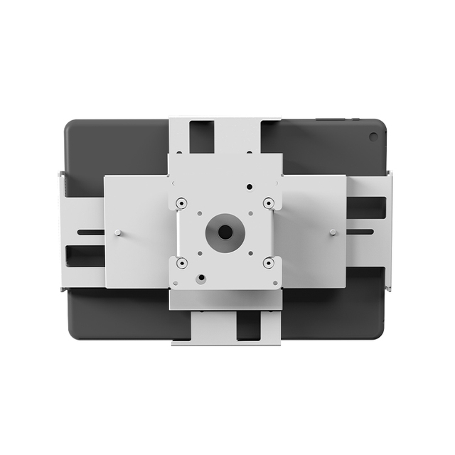 Peacemounts Universal Tablet Enclosure for 7.9-12.9 Inch Tablets Anti-theft Special Screws Adjustable Metal Case White/Black