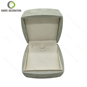 Custom Luxury Trendy Silk Velvet <b>Travel</b> Ring Earring Necklace <b>Jewelry</b> Packaging Storage Boxes Stylish Suede Custom - Product Image 1