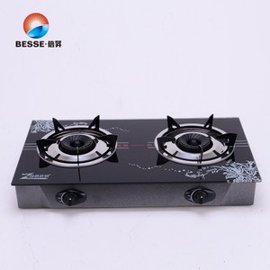 Cuisinière à gaz portable à double brûleur en verre trempé, cuisinière de table à allumage manuel pour la maison, l'hôtel et l'extérieur - Product Image 1