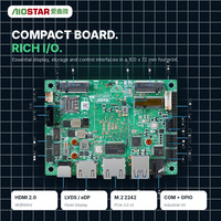 OEM ODM Motherboard Industri Baru Double SATA 2.5 Inch Intel N100 LPDDR5 16GB untuk 4K LVDS EDP M.2 Embedded X86 Mainboard