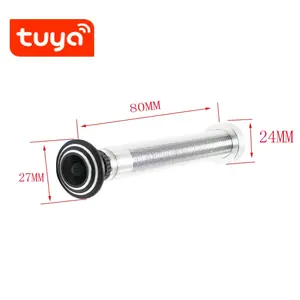 1,66 mm groothoek fish-eye audio TF-kaartlezer 5G 2,4G WIFI 16 mm gat Tuya deurkijkgaatje camera mini spiongat IP-camera 1080p CMOS - Product Image 6