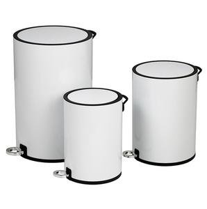 Stainless steel hotel swing top garbage waste bin dustbin touchless trash can