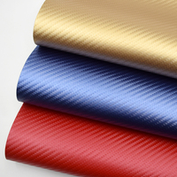 Rouleau de tapis de sol de voiture en cuir PU carbone pour siège de voiture