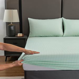 Sábana Ajustable Antiestática Desechable de Algodón 95% y Fibra de Plata 5% con Conexión a Tierra, 400 Hilos, para Cama Queen, Uso Doméstico y Hotelero - Product Image 3