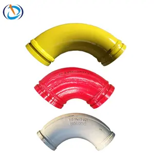 5 inch long radius 30 degree elbow pipe for sany concrete pumps