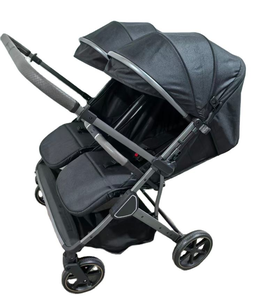 Cochecito doble portátil para viajes al aire libre y parques, ligero para dos niños, se puede usar para sentarse o recostarse. - Product Image 3