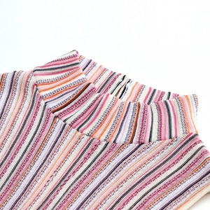 Robe d'été décontractée en tricot rayé pour femme, col rond sans manches côtelée mi-longue, vêtements pour femmes en gros - Product Image 3