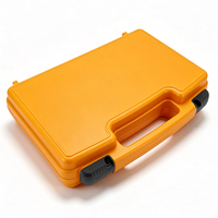 U-S012 14" Étui de transport rigide moulé par injection en PP personnalisé, boîte de rangement portable en plastique robuste pour équipement avec insert en mousse