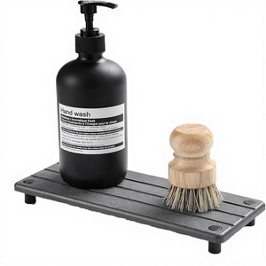 Moderno Organizador de Baño Ecológico Rectangular de Acero Inoxidable, Bandeja de Secado para Lavabo - Product Image 3