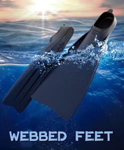 Professional Adult Scuba Snorkeling Swim Flippers Comfortable Silicone Water Sports Beach <b>Shoes</b> Non-Slip TPR Swimming <b>Diving</b> - Product Image 2