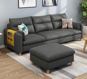 Sofá de Tela para Varias Personas, Apto para Sala de Estar y Dormitorio, Desmontable y Lavable, Sofá Informal - Product Image 4