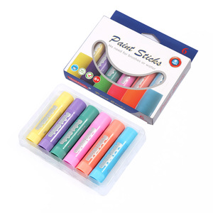 Bâtons de peinture torsadables couleur macaron à séchage rapide pour sessions artistiques spontanées sur roches, œufs ou citrouilles - Product Image 1